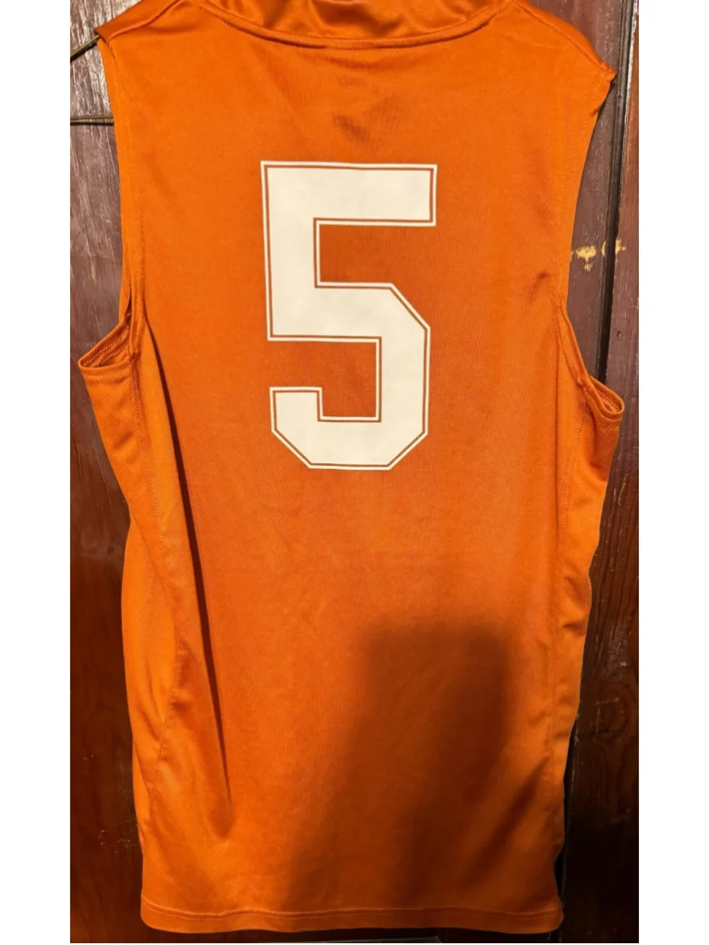 Texas Longhorns #5 Basketball Jersey Men's Size Med Orange